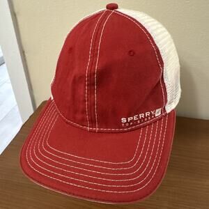Sperry Top-Sider Golfing Cap Hat Adult Mens Adjustable SnapBack Trucker Meshback